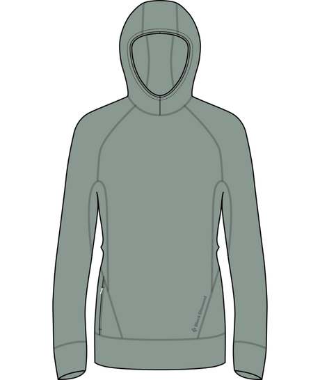BLACK DIAMOND - SUDADERA CON CAPUCHA W ALPENGLOW