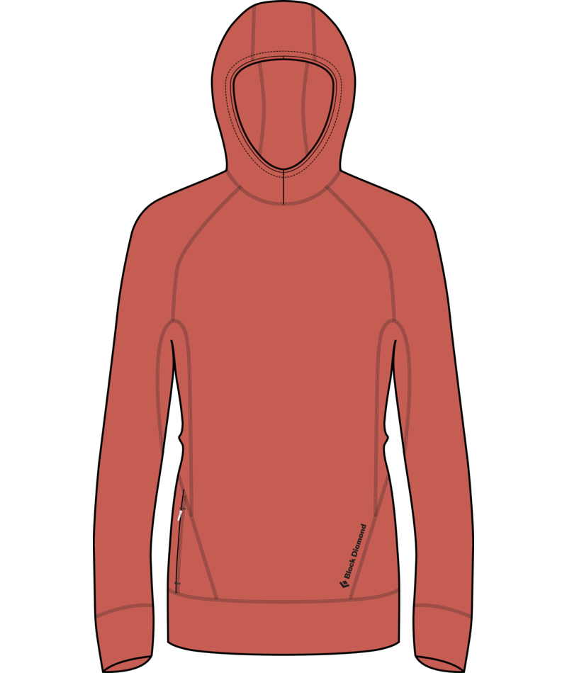 BLACK DIAMOND - W ALPENGLOW HOODY