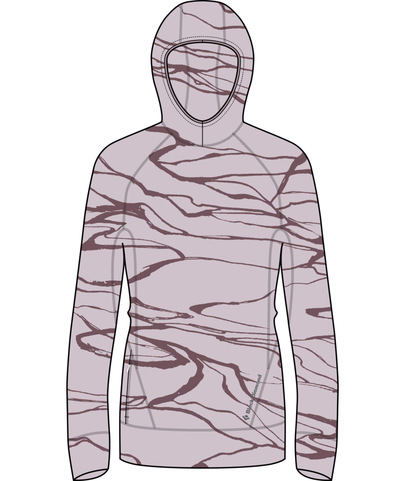 BLACK DIAMOND - W ALPENGLOW HOODY