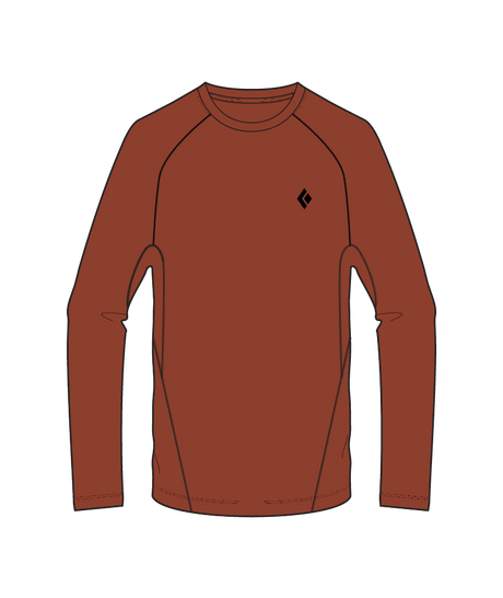 BLACK DIAMOND - M ALPENGLOW LS CREW