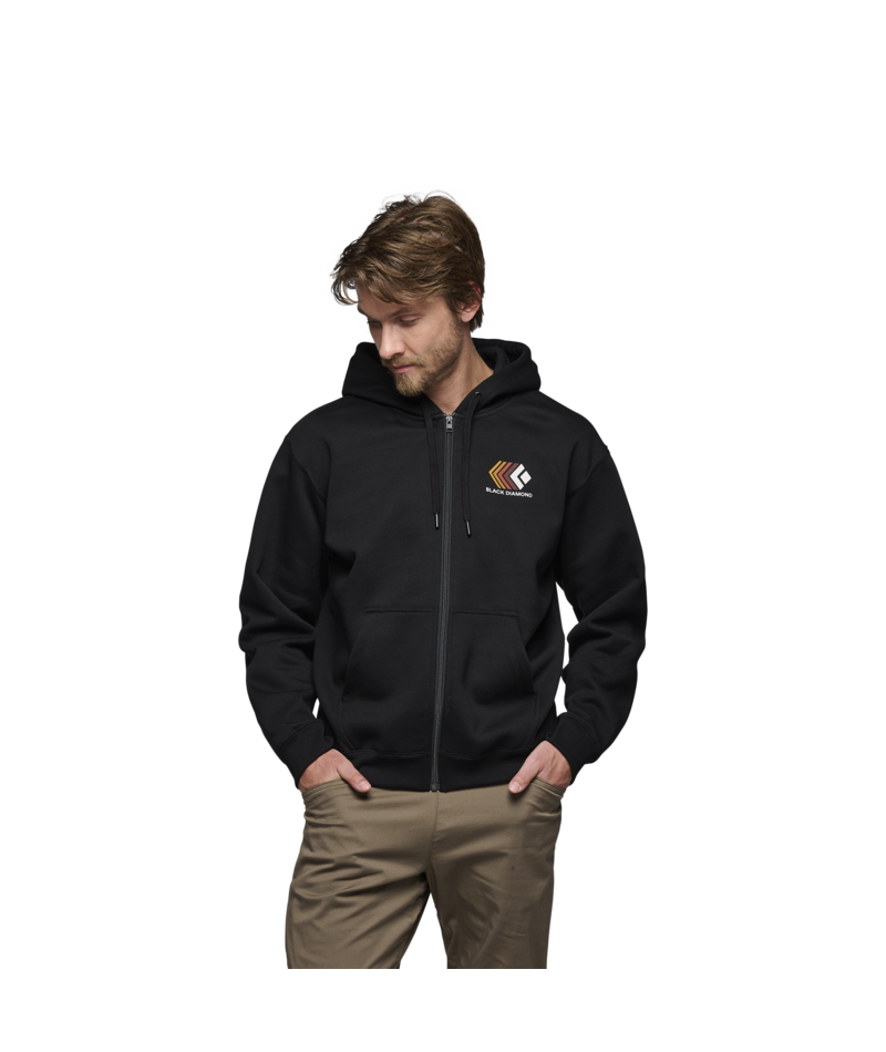 BLACK DIAMOND - M FADED FULL ZIP HOODY