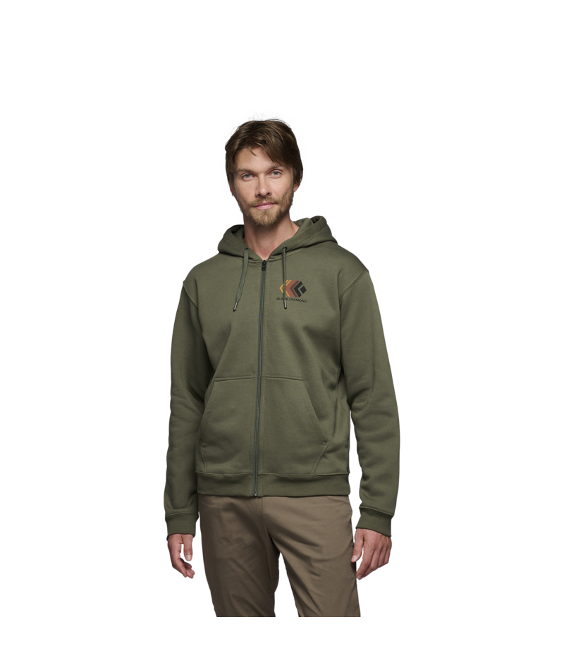 BLACK DIAMOND - M FADED FULL ZIP HOODY