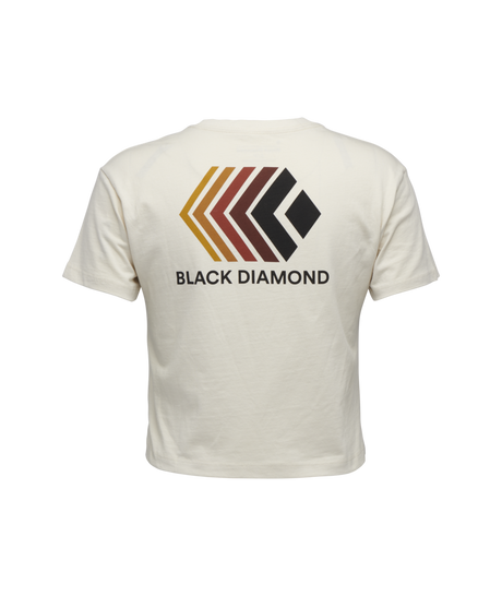 BLACK DIAMOND - W FADED CROP SS TEE