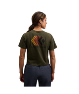 BLACK DIAMOND - W FADED CROP SS TEE