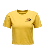 BLACK DIAMOND - W FADED CROP SS TEE