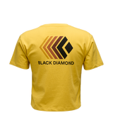 BLACK DIAMOND - W FADED CROP SS TEE