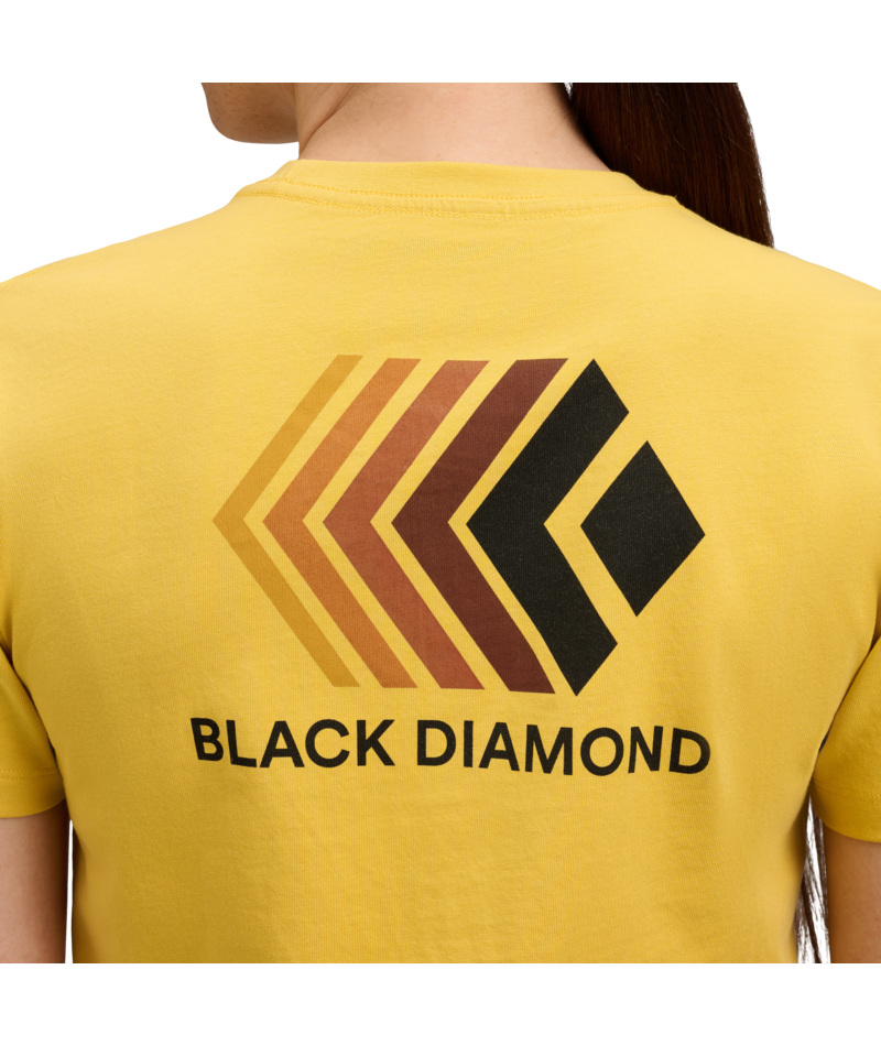 BLACK DIAMOND - W FADED CROP SS TEE