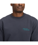 BLACK DIAMOND - M MINI STACKED CREWNECK