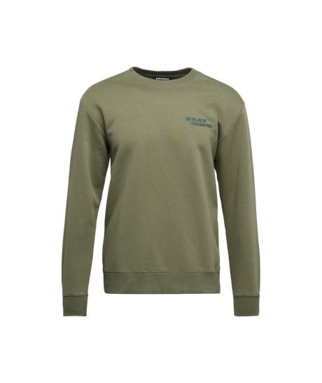 BLACK DIAMOND - M MINI STACKED CREWNECK