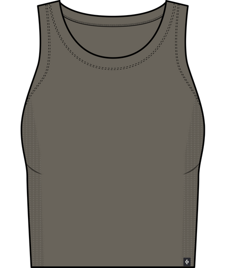 BLACK DIAMOND - CAMISETA DE TIRANTES SIN COSTURAS CON CANALÉ W