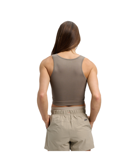 BLACK DIAMOND - CAMISETA DE TIRANTES SIN COSTURAS CON CANALÉ W