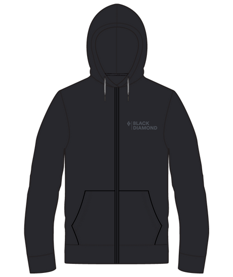 BLACK DIAMOND - M MINI STACKED FZ HOODY