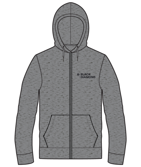 BLACK DIAMOND - M MINI STACKED FZ HOODY