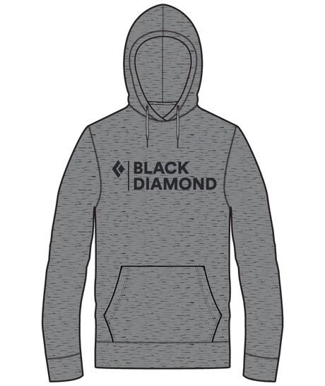 BLACK DIAMOND - M MINI STACKED PO HOODY