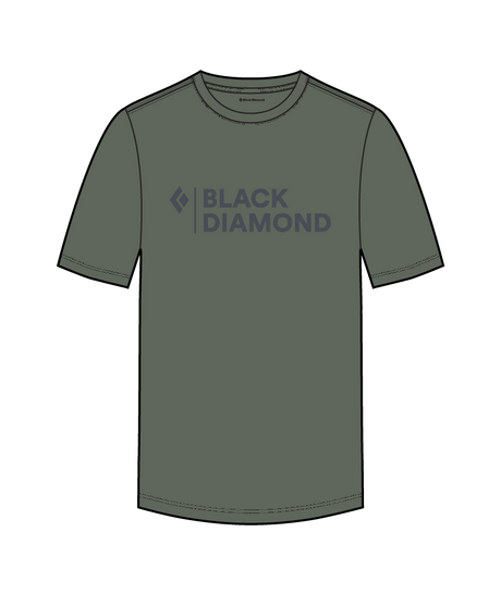BLACK DIAMOND - M MINI STACKED SS TEE