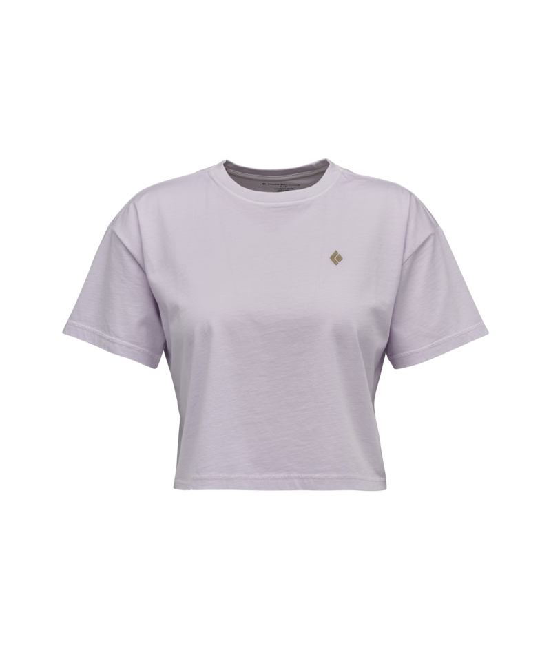 BLACK DIAMOND - W DIAMOND CROP SS TEE