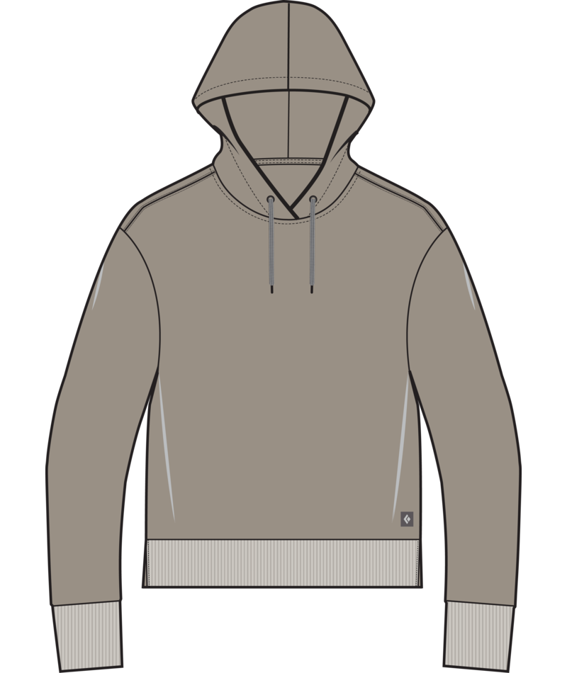 BLACK DIAMOND - W CIRCUIT MIDLAYER HOODY