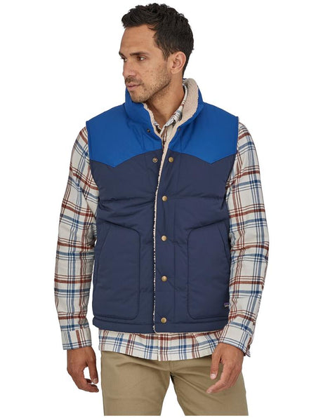 Patagonia reversible bivy down vest uomo