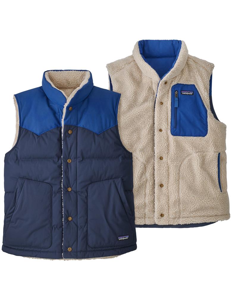 Patagonia reversible bivy down vest uomo