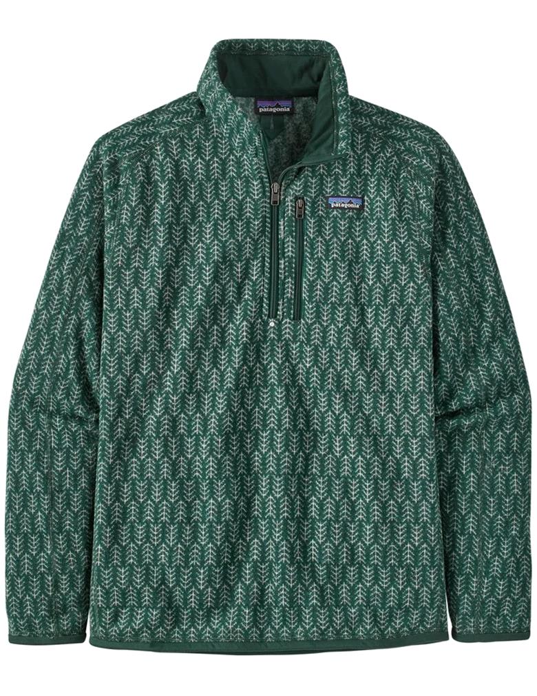 Patagonia better sweater 1/4 zip fleece uomo