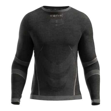 Iron-ic Maglia baselayer termica Merino 70 Ultra Warm uomo manica lunga 