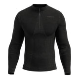 Iron-ic Maglia baselayer 1/2 zip Merino 40 Thermic uomo manica lunga 