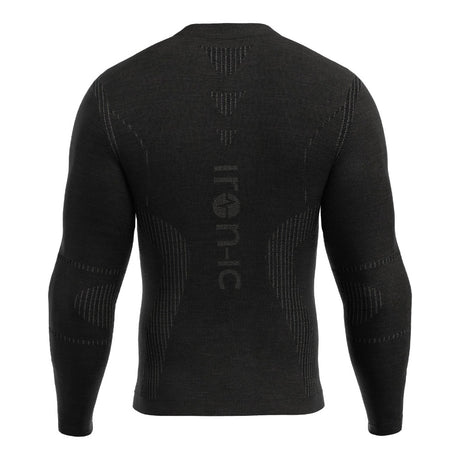 Iron-ic Maglia baselayer 1/2 zip Merino 40 Thermic uomo manica lunga 