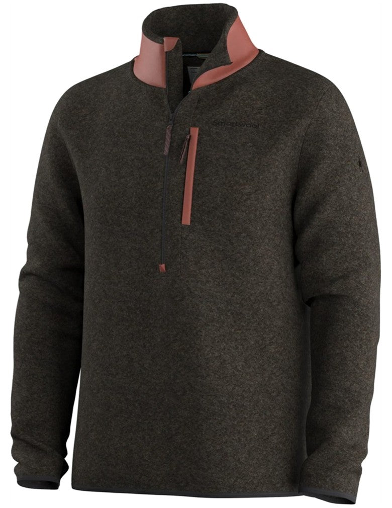 Smartwool second cut fleece 1/2 zip pile uomo 
