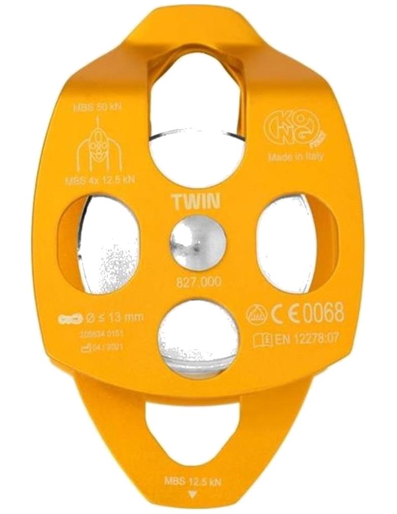 Kong carrucola twin alu double pulley