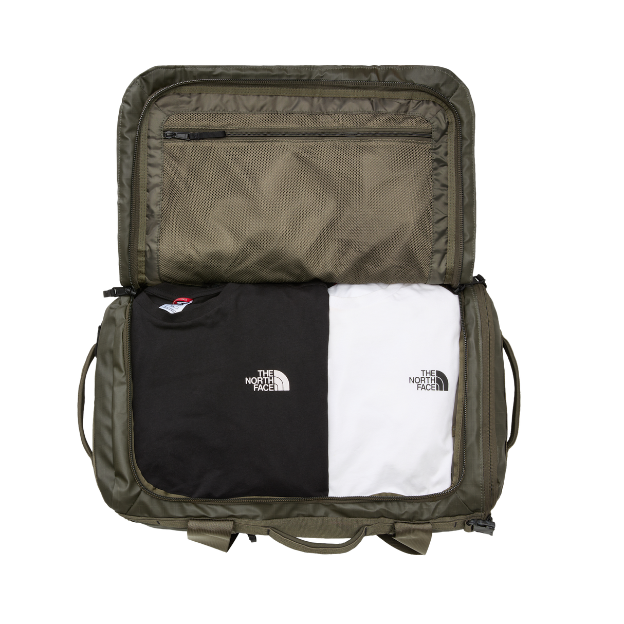 The North Face - Base Camp Voyager Duffel 42l Base Camp - New Taupe Green-TNF Black - vista alternativa 2
