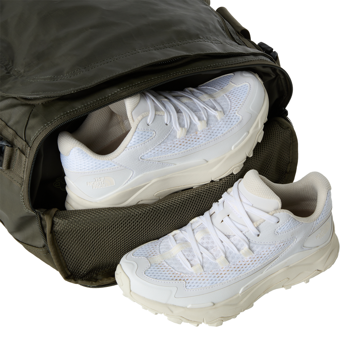 The North Face - Base Camp Voyager Duffel 42l Base Camp - New Taupe Green-TNF Black - vista alternativa 6