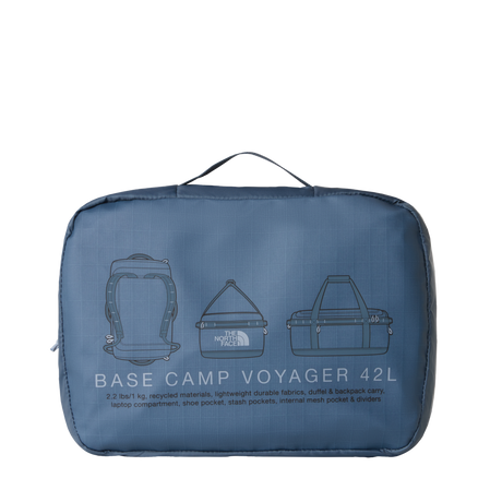 The North Face - Base Camp Voyager Duffel 42l Base Camp - Granite Grey/Frost Grey - vista alternativa 5