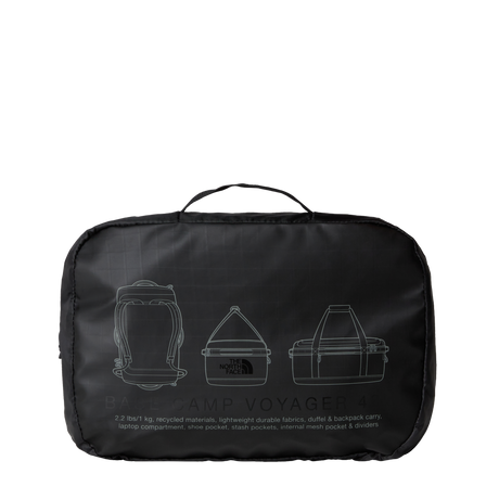 The North Face - Base Camp Voyager Duffel 42l Base Camp - TNF BLACK/ASPHALT GREY - vista alternativa 5