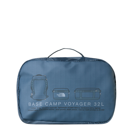 The North Face - Base Camp Voyager Duffel 32l Base Camp - Granite Grey/Frost Grey - vista alternativa 5