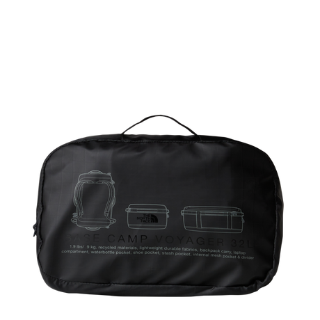 The North Face - Base Camp Voyager Duffel 32l Base Camp - TNF BLACK/ASPHALT GREY - vista alternativa 5