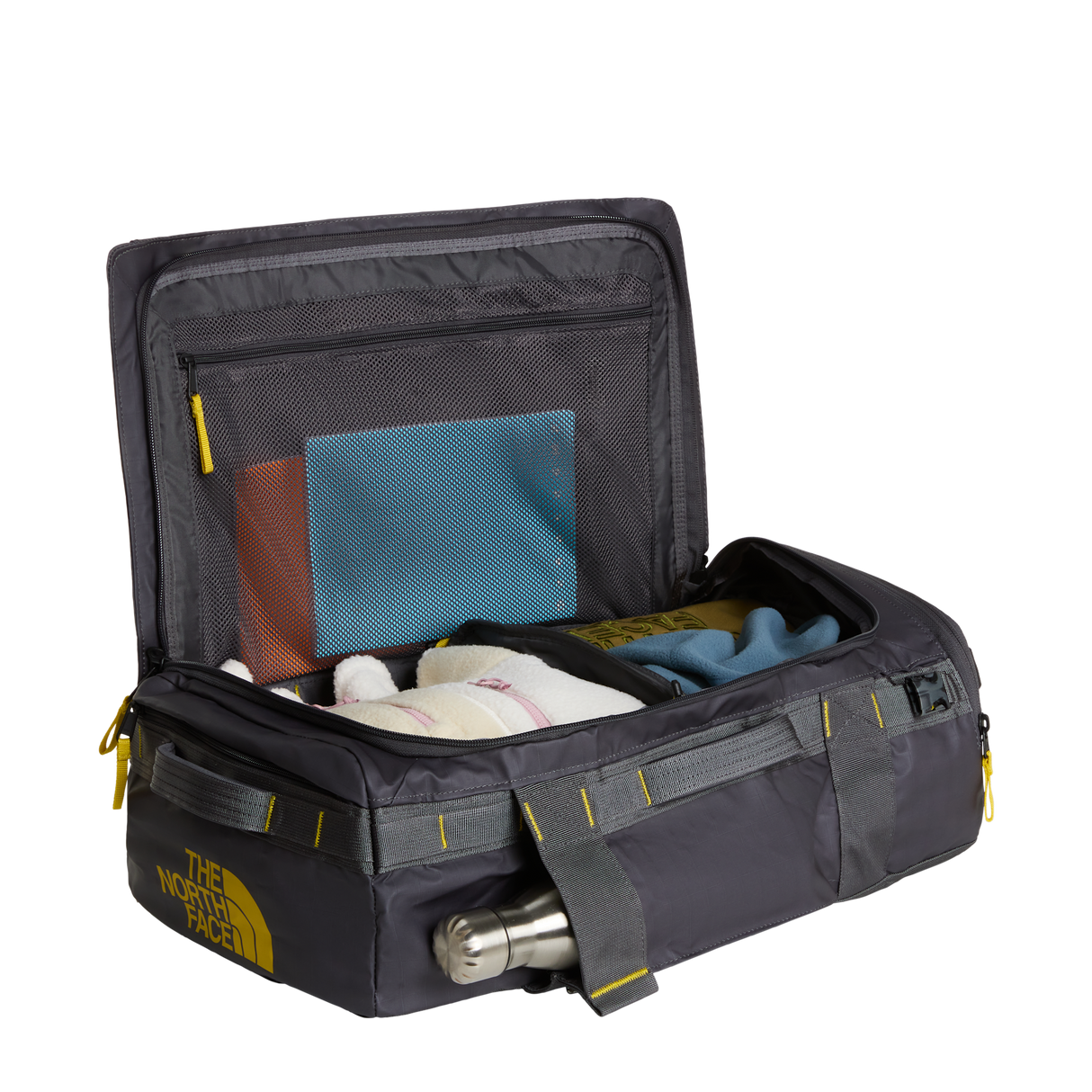 The North Face - Base Camp Voyager Duffel 32l Base Camp - Anthracite Grey/Pigment - vista alternativa 4