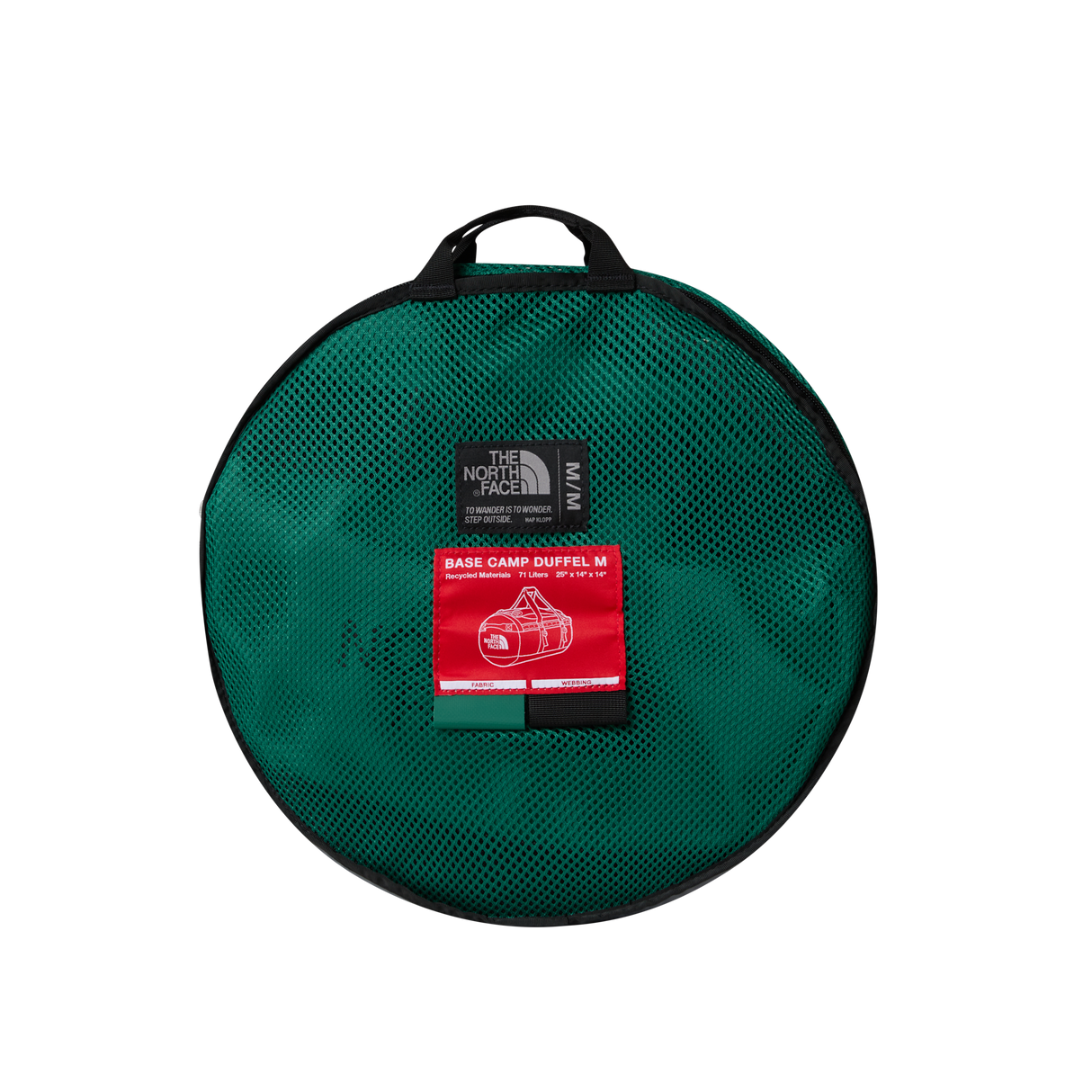 The North Face - Base Camp Duffel - M Base Camp - EVERGRN/TNFBLCK - vista alternativa 4