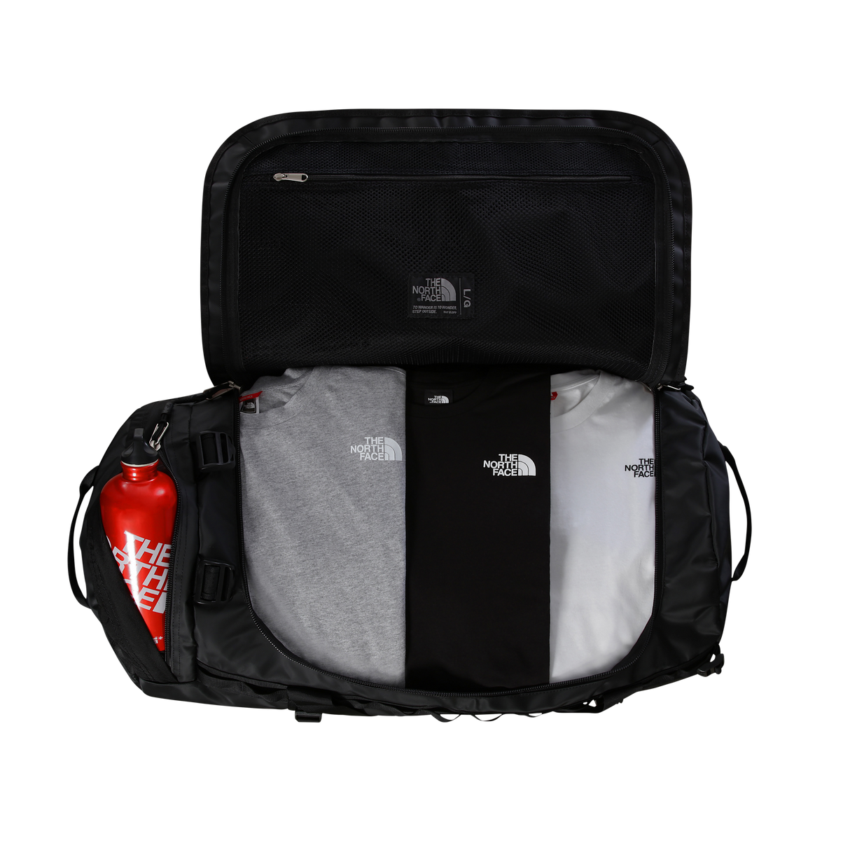 The North Face - Base Camp Duffel - L Base Camp - TNF Black-TNF White-NPF - vista alternativa 1