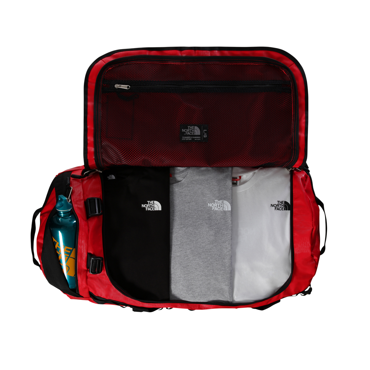 The North Face - Base Camp Duffel - L Base Camp - TNF Red-TNF Black-NPF - vista alternativa 1