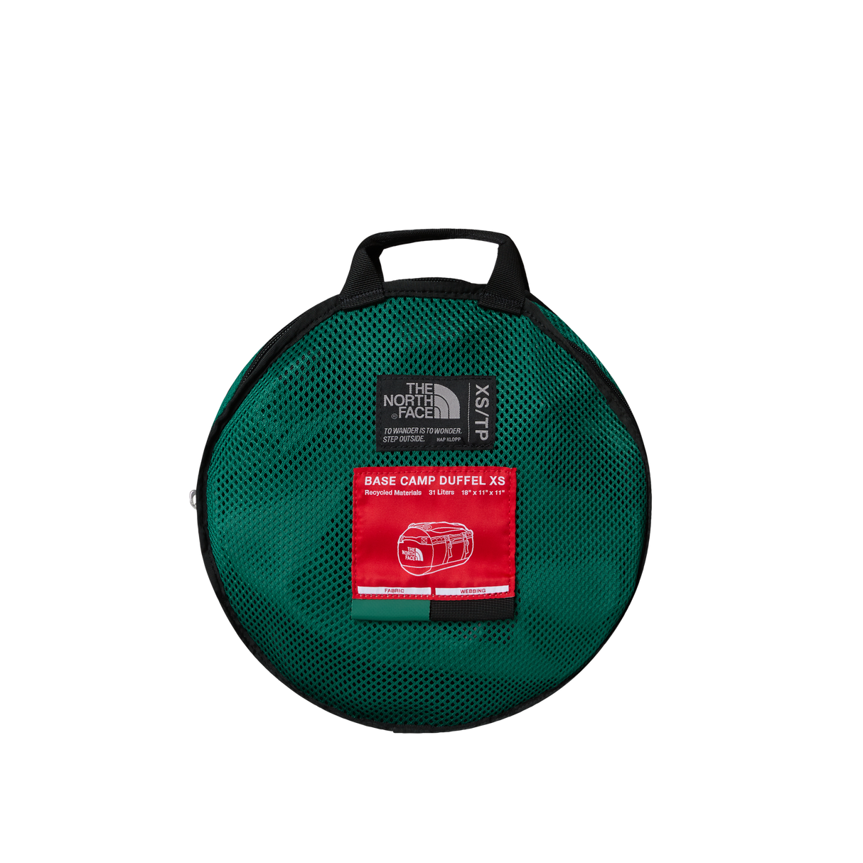 The North Face - Base Camp Duffel - Xs Base Camp - EVERGRN/TNFBLCK - vista alternativa 4