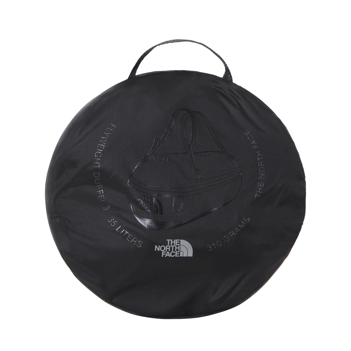 The North Face - Flyweight Duffel - ASPHALT GREY/TNF BLACK - vista alternativa 4
