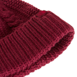 The North Face - Oh Mega Beanie da donna - Burgundy Crush - vista alternativa 2