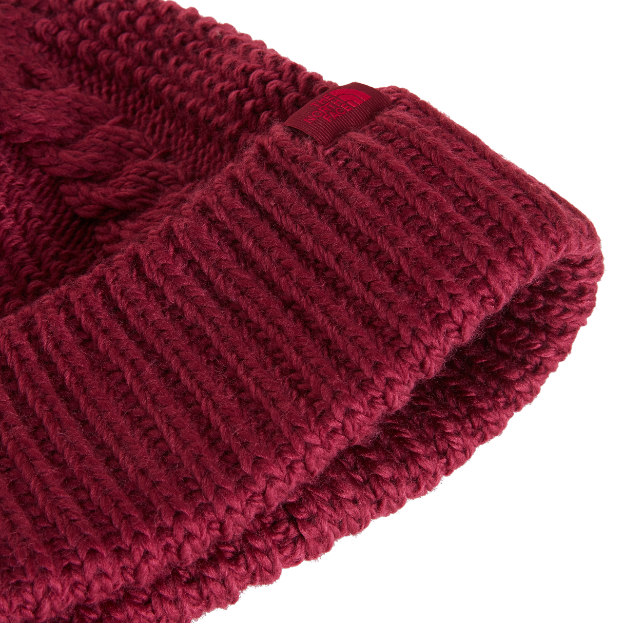 The North Face - Oh Mega Beanie da donna - Burgundy Crush - vista alternativa 2