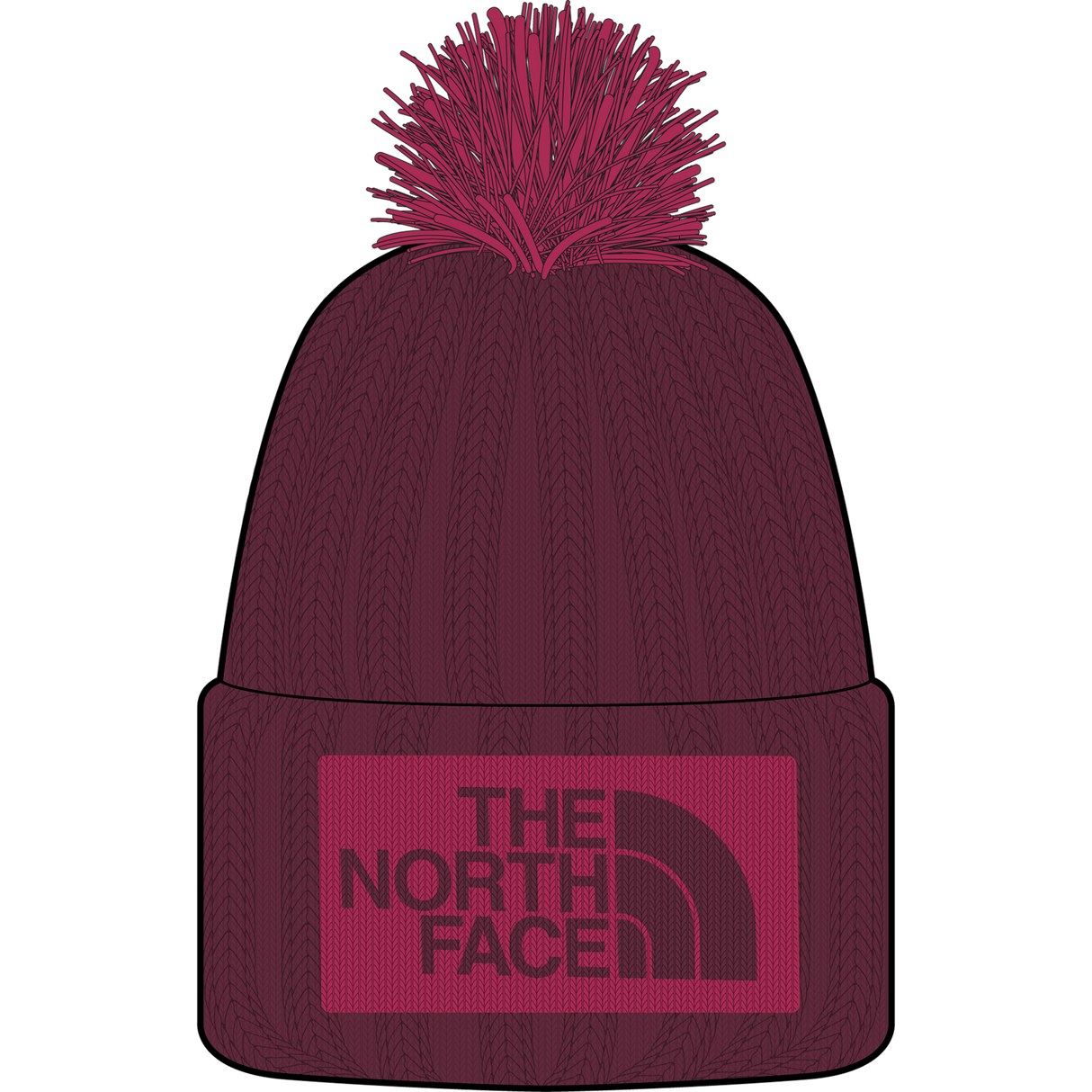 The North Face - Heritage Ski Tuke Smokey Brown/tnf Orange unisex - TNFBLK/STELLRBL - vista alternativa 10