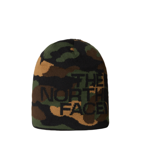 The North Face - Reversible Highline Beanie Tnf Black Tnf Camo unisex - BLACK - vista principale