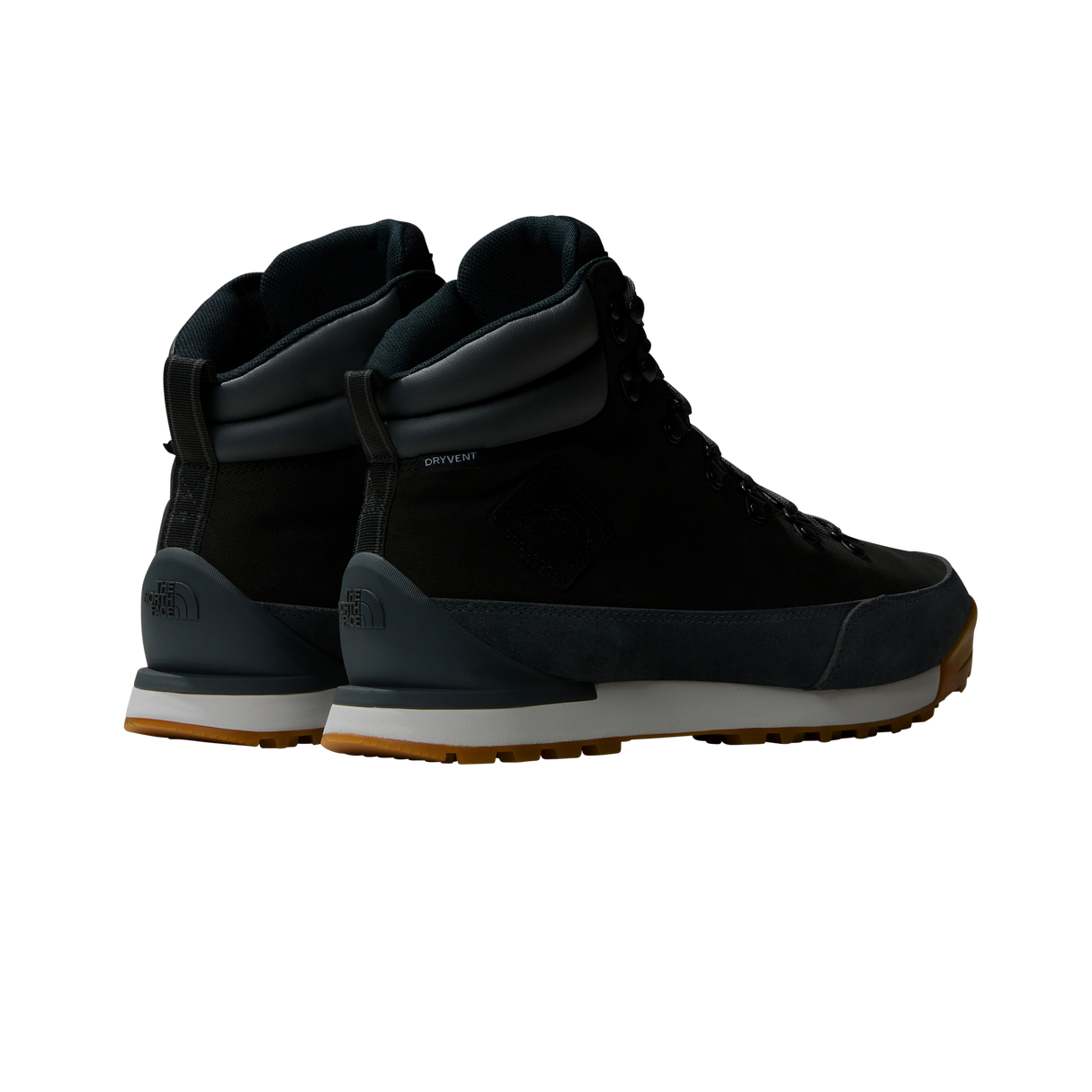 The North Face - Back-to-berkeley Iv Leather Wp Stone Slab/tnf da uomo - TNF BLACK/ASPHALT GREY - vista alternativa 2