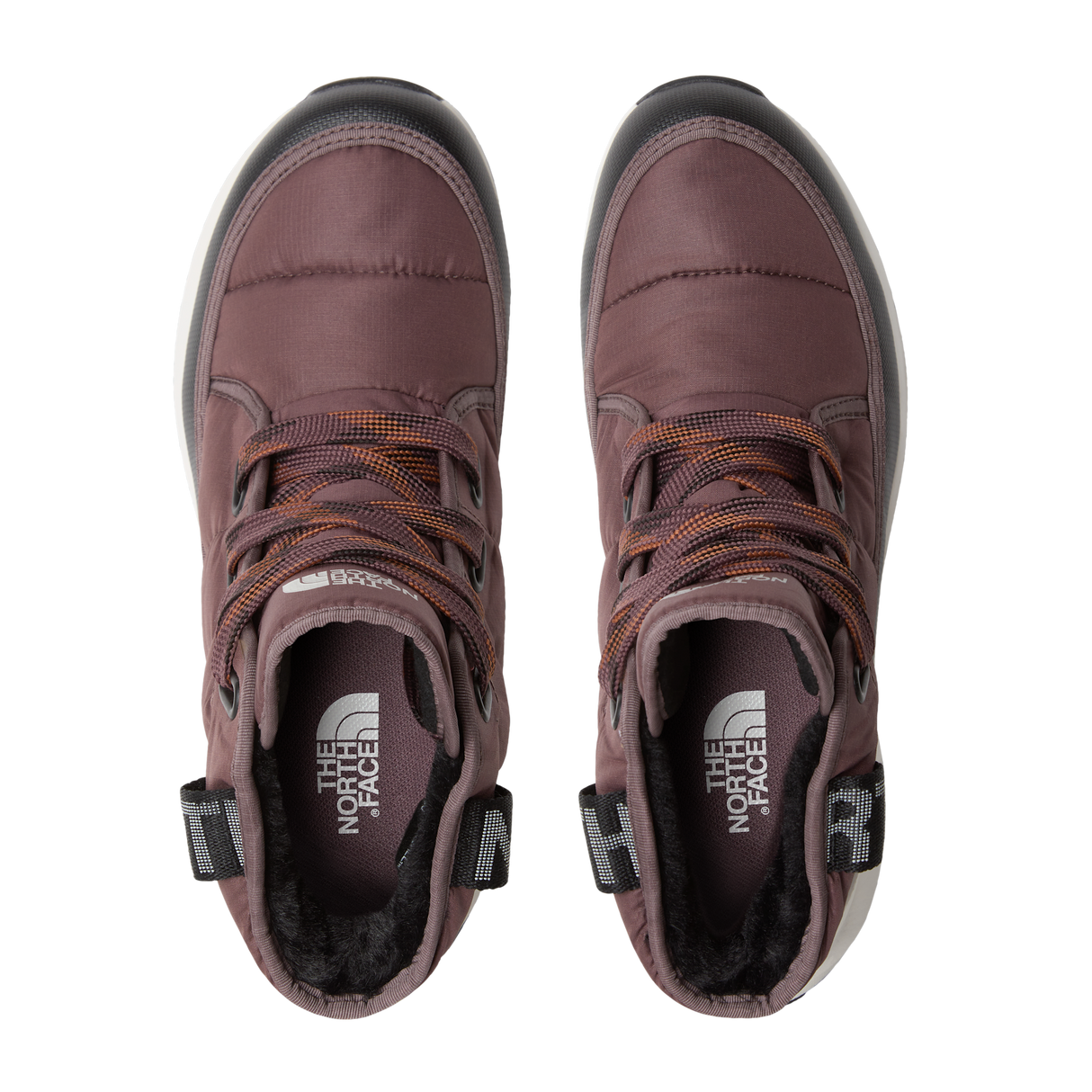 The North Face - Thermoball Lace Up Luxe Wp Tawny da donna - SHRMBRN/REDORNG - vista alternativa 1
