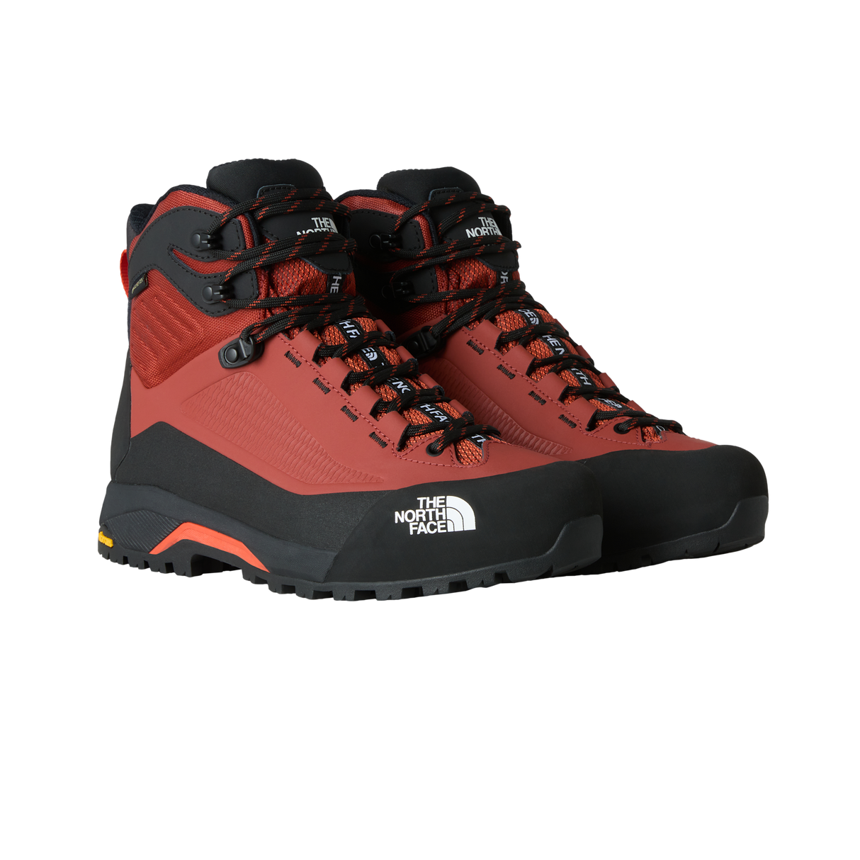 The North Face - Verto Alpine Mid Gore-tex New Taupe da uomo - Iron Clay/Lava Red - vista alternativa 8