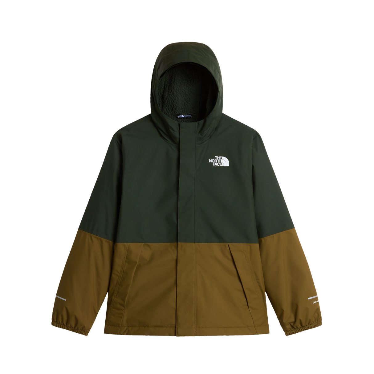 The North Face - B Warm Antora Rain Jacket - BOTTLE GREEN/CARAWAY SE - vista principale