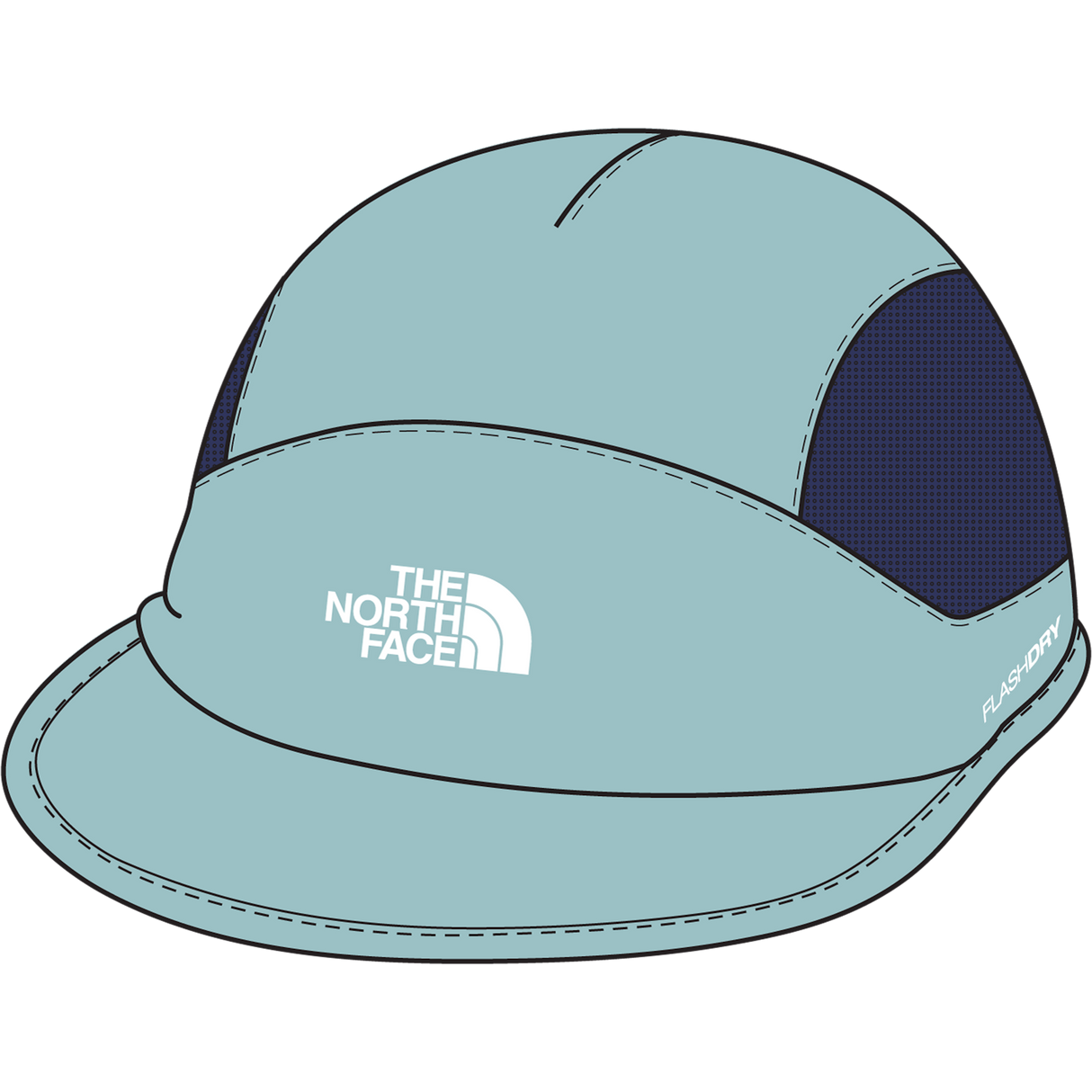 The North Face - Summer Lt Run Hat unisex - CANAL BLUE - vista alternativa 10